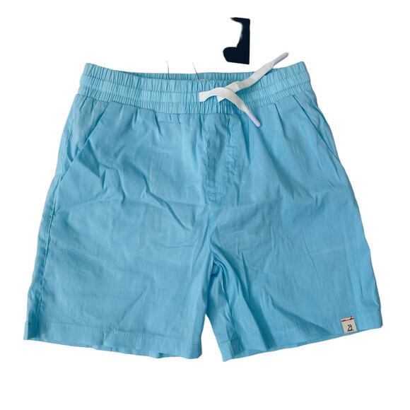 NWT Me & Henry 6/7Y Aqua Microstripe Surf Swim Shorts - Picture 1 of 4